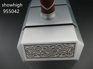 Martello di <span class=keywords><strong>Thor</strong></span> Mjolnir in Metallo con Supporto in Bambù 955042 - Product Image 4