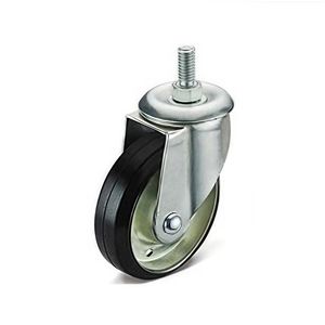 Roulettes en acier avec base en caoutchouc <span class=keywords><strong>Plaque</strong></span> supérieure et roulement Roulettes <span class=keywords><strong>de</strong></span> mobilier <span class=keywords><strong>de</strong></span> bureau Roulette fixe - Product Image 3