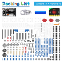 Super Kit 16 en 1 Programmation Éducatif Blocs de Construction Kit pour Enfants DIY Compatible avec Microbit V2 V1.5 Board