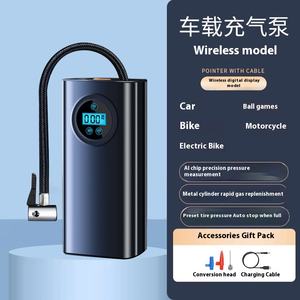Pompe à air électrique portative d'affichage numérique avec ABS + construction en métal 7.4V pour l'accessoire d'utilisation de <span class=keywords><strong>voiture</strong></span> et de scooter-On-the-Go - Product Image 6