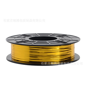Wedding Metallic <b>Ribbon</b> Spool 8cm Gold Color Food Packaging Twist <b>Wire</b> - Product Image 2