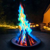 Poudre magique pour feu de camp, changement de couleur, sachets, prix d'usine, vente chaude pour foyer, cheminée, camping et nouveautés de fête