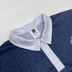 Jersey ecológico de alta calidad para hombre, botón de estilo retro para camisas, camisas de trabajo de manga corta impresas personalizadas - Product Image 3