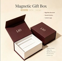 Boîtes cadeaux magnétiques de luxe pour bijoux, emballage rigide en carton avec logo personnalisé imprimé pour bagues, colliers et ensembles de bijoux haut de gamme