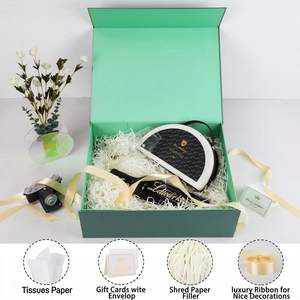 Caja de Regalo Grande Verde, Caja de Regalo de Lujo para Regalos con Tapa de Cierre Magnético, Plegable, Incluye Tarjeta, Cinta y Papel de Seda - Product Image 3