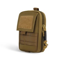 Sac de ceinture tactique multifonctionnel de petite taille, en tissu Oxford avec fermeture éclair, pour le camping, la chasse et le rangement de téléphone