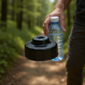 Bouchon de bouteille en plastique noir, diamètre 446 mm, pour bouteilles d'eau - Product Image 3
