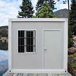 Maison conteneur détachable, facilement transportable, structure modulaire en acier semi-gérée pour bureau, chambre ou entrepôt simple - Product Image 4