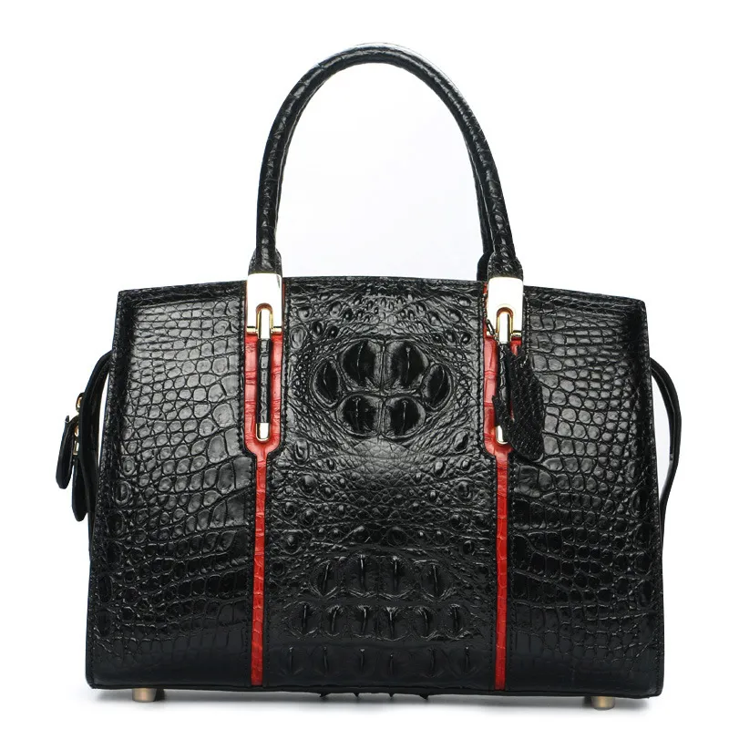 Fabricant professionnel sac fourre-tout en cuir de crocodile véritable exotique sacs à bandoulière pour dames sacs à main personnalisés pour femmes de luxe