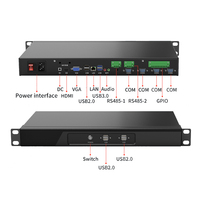 4010U 5010U 6100U 7020U 8365U 10310U 1U 랙 타입 산업용 컴퓨터 서버 호스트 리눅스 Rs485 Rs232 시리얼 Gpio Itx 미니 PC