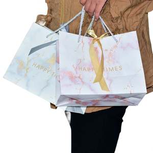 Bolsa de Papel Kraft y de Arte Personalizada al por Mayor para Empaque de Joyería, Bolsa de Regalo con Logotipo Impreso para Promoción - Product Image 4