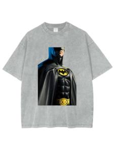 B Man Loneliness <span class=keywords><strong>Redemption</strong></span> Camisetas de gran tamaño Verano 100% Algodón Cómodo Hombro caído Cuello redondo Peso pesado Lavado ácido - Product Image 3