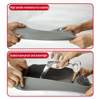 Mastic de réparation pour fissures de béton gris, colle de calfeutrage pour dalles, remplisseur de fissures de béton extérieur, scellant imperméable pour la réparation de bâtiments