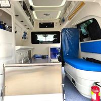 Ambulance à pression négative Ben2 ICU, véhicule de secours médical d'urgence avec système de soutien de vie avancé et équipement médical