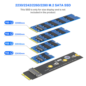 M.2 NGFF สำหรับอะแดปเตอร์ SSD สำหรับ2012 MacBook A1465อากาศ/<span class=keywords><strong>A1466</strong></span>วัสดุ PCB ในสต็อก - Product Image 5