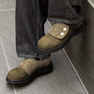 Mocasines retro con plataforma para hombre, combinación de colores moderna 2026, nuevo estilo de otoño, versátiles para todas las ocasiones - Product Image 3
