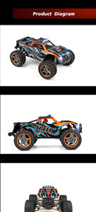 Hoshi XK Wltoys 104009 RC Xe 1/10 4X4 4WD Điện Đua Bùn Sa Mạc Đồ Chơi Kim Loại Dầu Sốc 28 + Dặm Đài Phát Thanh Điều Khiển RC Bánh Xích Đá - Product Image 6