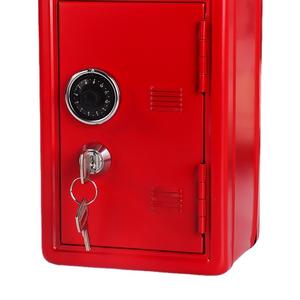 Mini caja de efectivo vertical para niños Caja fuerte creativa con cerradura de metal para el hogar Caja de depósito pequeña - Product Image 4