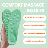 Semelles intérieures en mousse à mémoire de forme PU, absorbant l'humidité et respirantes, pour baskets, mocassins et bottes de travail