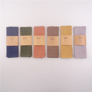 <strong>Kitchen</strong> Table Placemat Solid Color Linen <strong>Napkin</strong> Tea Towel - Product Image 2