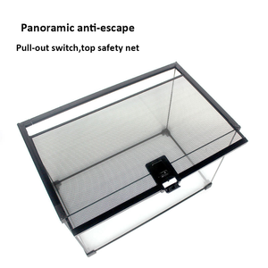 Terrarium en verre de luxe avec ventilation supérieure pour reptiles, habitat pour reptiles, vivarium pour animaux grimpants de la forêt tropicale - Product Image 6