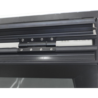 Fenêtre pliante en aluminium certifiée CE pour usage extérieur, insonorisée et résistante au vent, économie d'énergie, couleur personnalisable, qualité supérieure