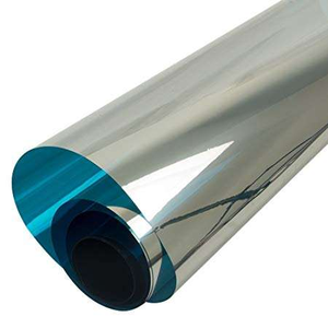 فيلم طاقة شمسية فضي رؤية * 30 م اتجاه واحد تجاري 1 طبقة كربون نافذة زجاجية للبناء الشمسي - Product Image 1