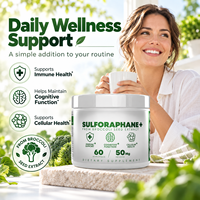 Capsules de Sulforaphane OEM avec graines de brocoli, haute puissance, complément alimentaire végétalien pour la santé immunitaire et cellulaire des adultes