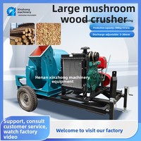 Déchiqueteuse mobile motorisée pour bois, petite, multifonctionnelle, pour copeaux de bordure, grande machine à broyer les branches, moteur à engrenages pour paille