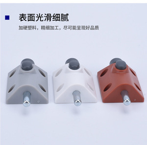 <strong>Door</strong> and Window Accessories Plastic <strong>Small</strong> Automatic Spring Latch for Old Wooden <strong>Door</strong> Bathroom and Kitchen Bolt <strong>Lock</strong> - Product Image 2