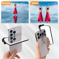 Kit universel de clip de réflexion de miroir de caméra de Smartphone Outil parfait pour les photographes Accessoire de studio photo pour tous les téléphones