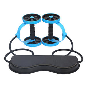 Rueda de Ejercicio Abdominal 2 en 1, Rueda de Entrenamiento Abdominal con Cuerda de Tracción - Product Image 4