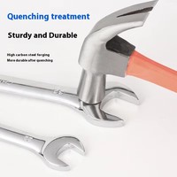 Taşınabilir Çift Kullanımlı Açık Uçlu Anahtar Seti 6-32MM Metrik Özelleştirilebilir OEM Krom Vanadyum Çelik DIN Standardı