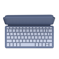 Mini clavier d'ordinateur portable BT sans fil pour Apple iPad avec étui