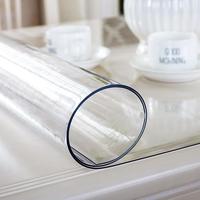 Produit de qualité HuiHe Couverture de table adhésive transparente en plastique PVC