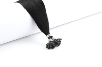 Extensiones de Cabello Chino Virgen Remy 100% K.Swigs con Punta en U, Colores Oscuros de Alta Calidad para Trenzas, Sin Caída, Sin Químicos, Fáciles de Teñir