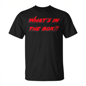 Maglietta promozionale What's In The Box, nera, unisex, per adulti, a maniche corte, girocollo - Product Image 2