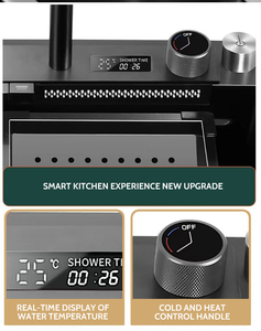Lavello da <span class=keywords><strong>Cucina</strong></span> Singolo in Acciaio Inox, Rettangolare Nero Nano, Lavello Moderno per <span class=keywords><strong>Cucina</strong></span> - Product Image 4