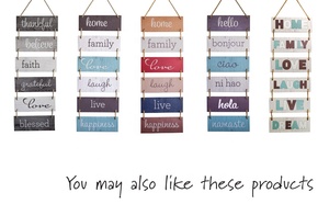 Manufacturers <strong>Custom</strong> High Quality Large Hanging <strong>Wall</strong> <strong>Sign</strong> Rustic Wooden Decor Hanging Wood <strong>Wall</strong> Decoration - Product Image 6