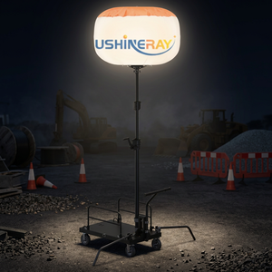 500W <b>LED</b> Balloon <b>Light</b> With Trolley & Portable Power Station 360° Inflatable <b>Light</b> For Outdoor Off-grid <b>Work</b> Emergency Rescue - Product Image 3
