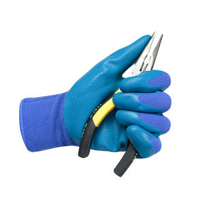 Guantes de látex resistentes al desgaste, Guantes Recubiertos de goma de seguridad de nailon, calibre 13, guantes de látex de 60 g/par para trabajo pesado - Product Image 6