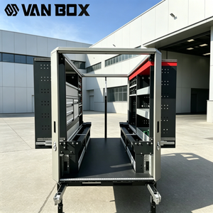 Système d'étagères modulaires robustes pour l'intérieur des fourgons d'atelier, destiné aux véhicules de service de réparation mobiles - Product Image 2