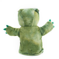 Marionnettes à main personnalisées en peluche crocodile doux pour enfants théâtre de marionnettes animal en peluche personnalisé