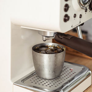 Tazze in Acciaio Inox per Campeggio, Boccale da Birra Dorato Antiurto, <span class=keywords><strong>Tazza</strong></span> da Caffè per Ristoranti e Barbecue, Contenitore per Acqua Fredda - Product Image 3