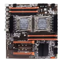 Motherboard Gaming X99 Dual CPU Mendukung Dual Xeon E5 LGA2011-3 CPU Motherboard X99 256GB Dual-channel DDR4 dengan M.2