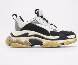 Zapatos Casuales para Hombre y Mujer, Zapatillas con Plataforma, Parte Superior de Cuero, para Todas las Temporadas, en Negro, Blanco, Beige, Gris Oscuro, Naranja y Verde, Zapatillas Deportivas para Hombre - Product Image 1