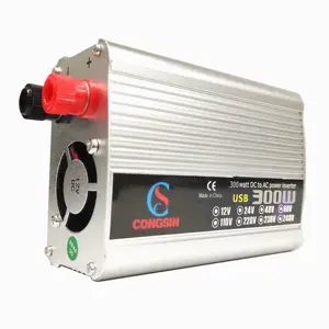 With USB 300W Portable Inverter DC to AC Car Appliance 12V to 220V Modified Sine Wave Car Inverter