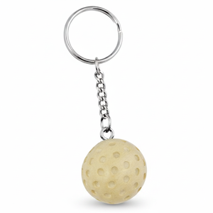 Portachiavi con pallina da minigolf, catena e anello per uso promozionale - Product Image 2