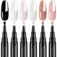 Stylo Gel UV/LED 3-en-1 Transfrontalier Tout-en-un pour Ongles – Sans Base Requise – Couleurs Riches et Vibrantes – Logo Personnalisable