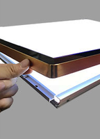 Boîte à lumière magnétique ultra-mince 400*600, murale, intérieure, cadre photo, cadre d'affiche pour ascenseur, panneau lumineux LED, boîte à lumière